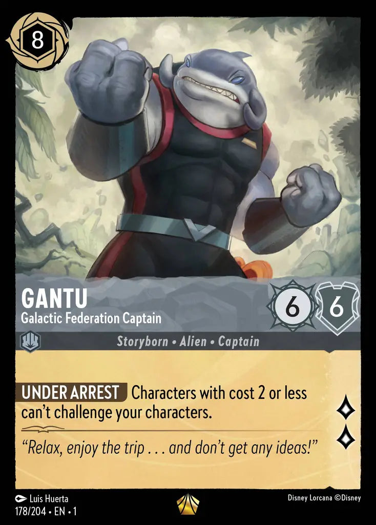 Gantu - Federation Captain - 178/204 - Legendary - The First Chapter - Disney Lorcana