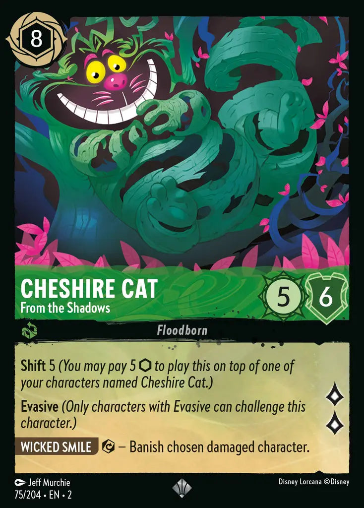 Cheshire Cat - From the Shadows - 75/204 - Disney Lorcana
