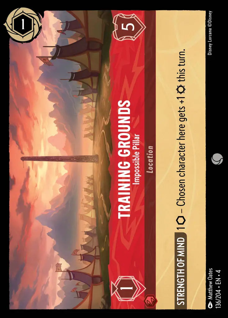Training Grounds - Impossible Plan - 136/204 - Common - Ursula’s Return - Disney Lorcana