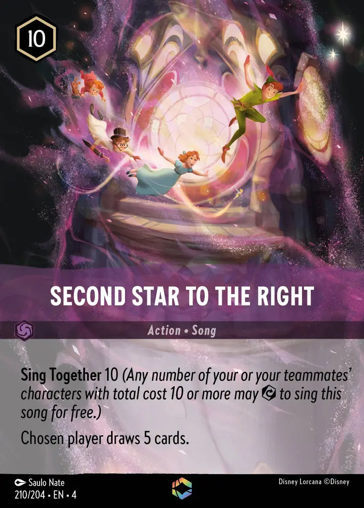 Second Star to the Right - 210/204 - Enchanted - Ursula’s Return - Disney Lorcana