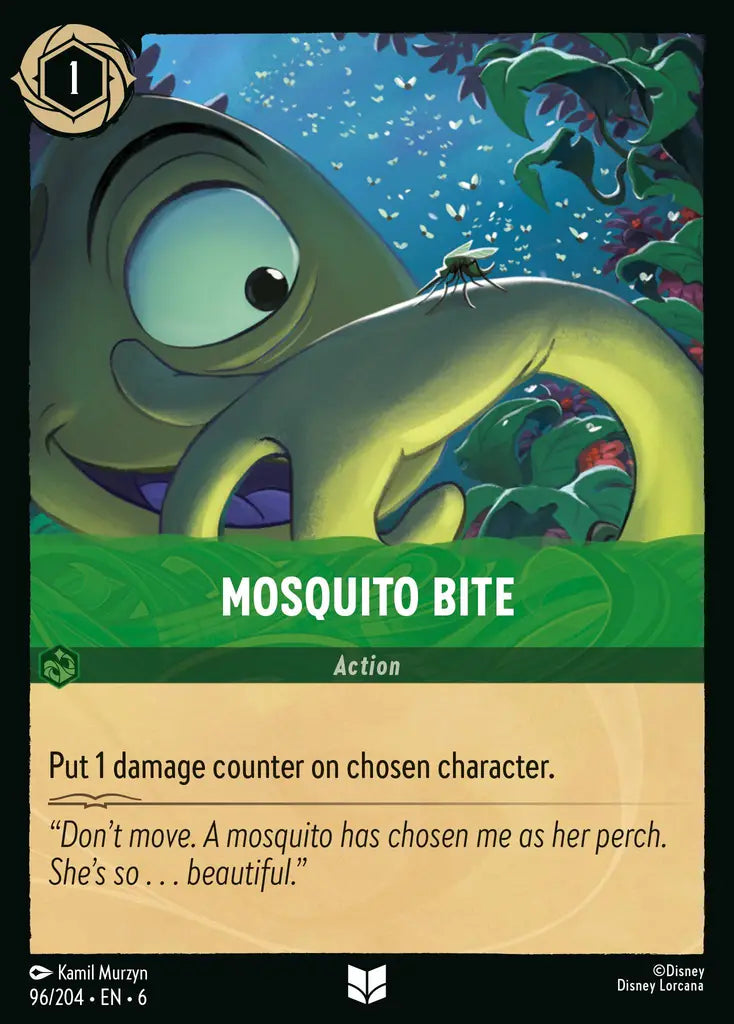 Mosquito Bite - 96/204 - Uncommon - Azurite Sea - Disney Lorcana