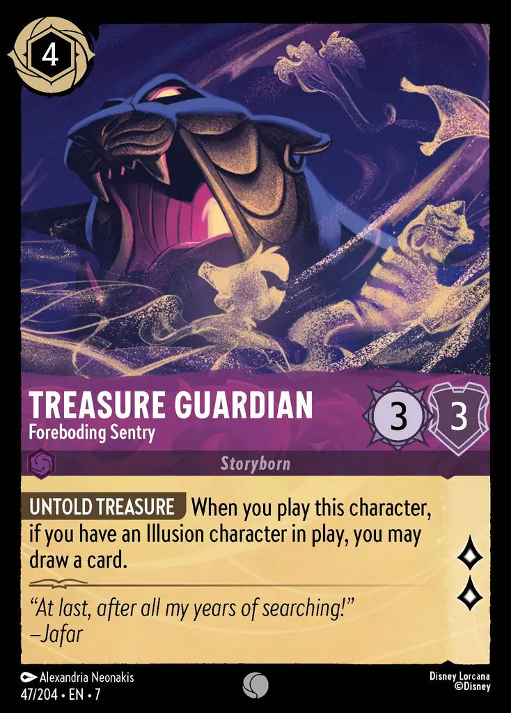 Treasure Guardian - Foreboding Sentry - 47/204 - Common - Archazia’s Island - Disney Lorcana