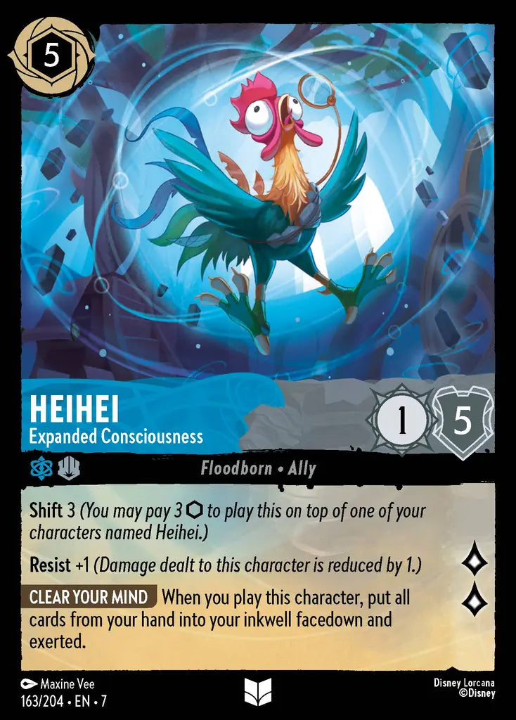 HeiHei - Expanded Consciousness - 163/204 - Uncommon - Archazia’s Island - Disney Lorcana