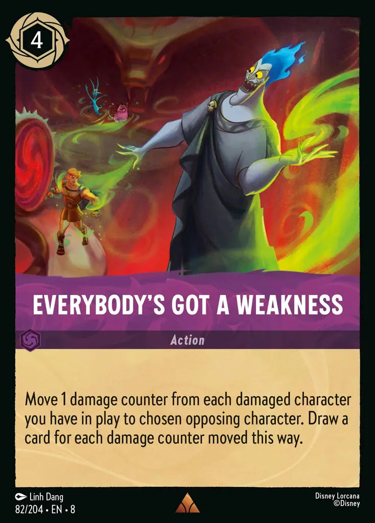 Everybody's Got A Weakness - 82/204 - Rare - Reign of Jafar - Disney Lorcana