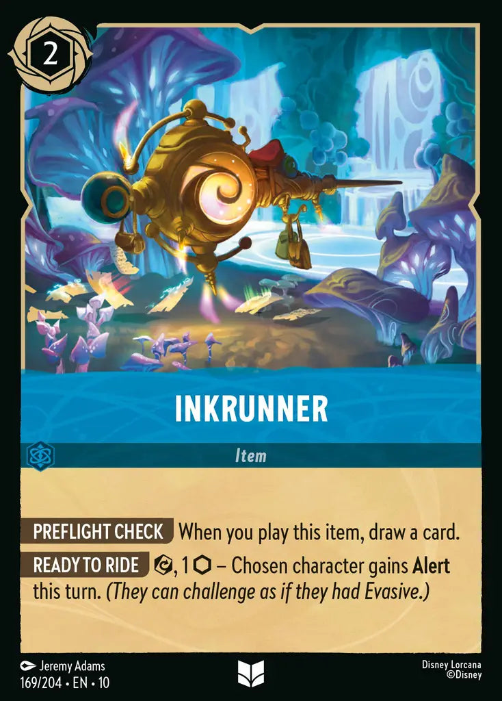 Inkrunner - 169/204 - Uncommon - Whispers in the Well - Disney Lorcana
