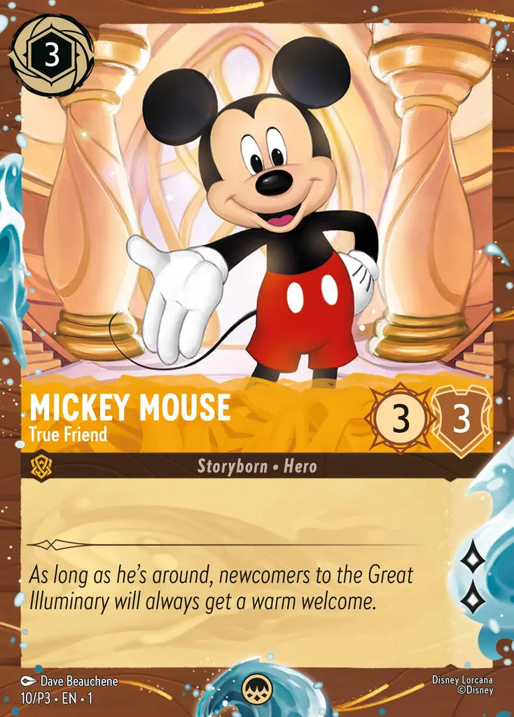 Mickey Mouse - True Friend - 10/P3 EN1 - Promo - Disney Lorcana