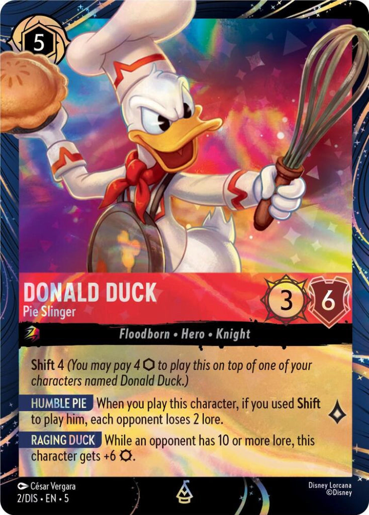 Donald Duck - Pie Slinger - 2/DIS EN5 - Promo - Disney Lorcana