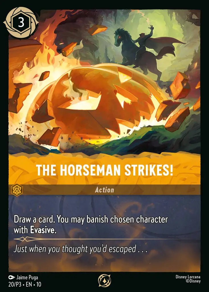 The Horseman Strikes! - 20/P3 EN10 - Promo - Disney Lorcana