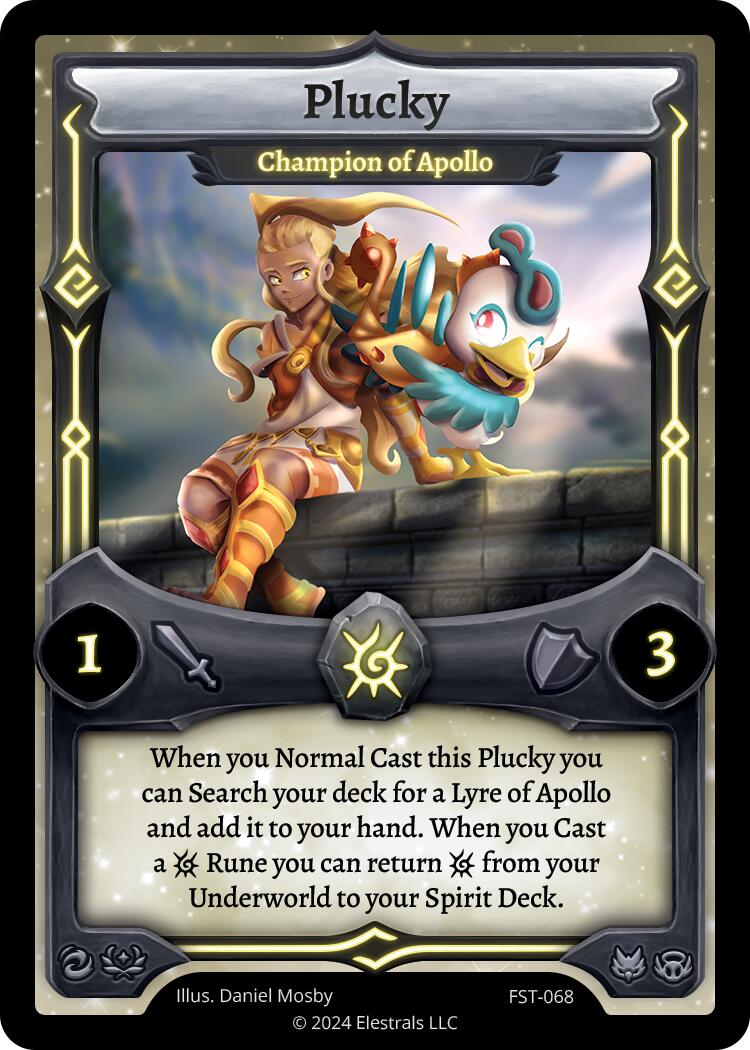 Plucky - Champion of Apollo
