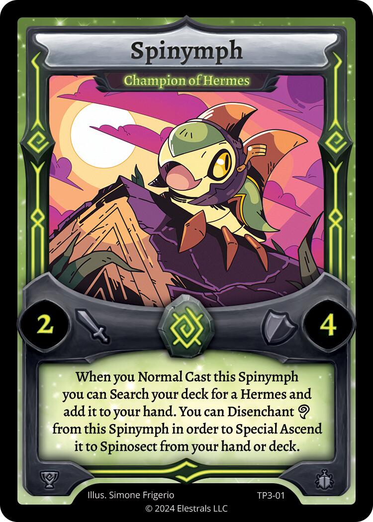 Spinymph - Champion of Hermes