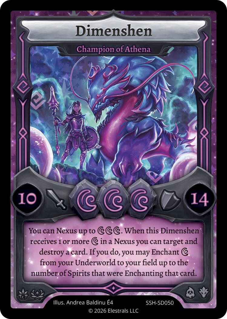 Dimenshen - Champion of Athena