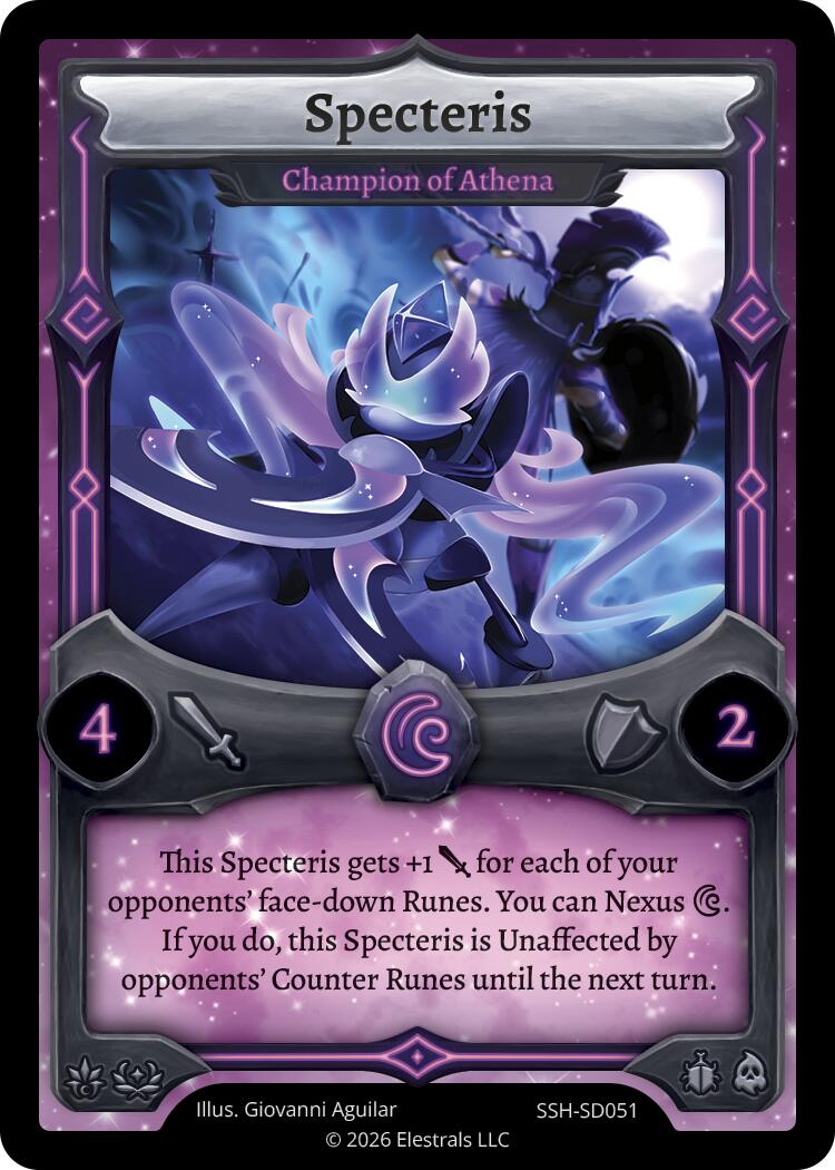 Specteris - Champion of Athena