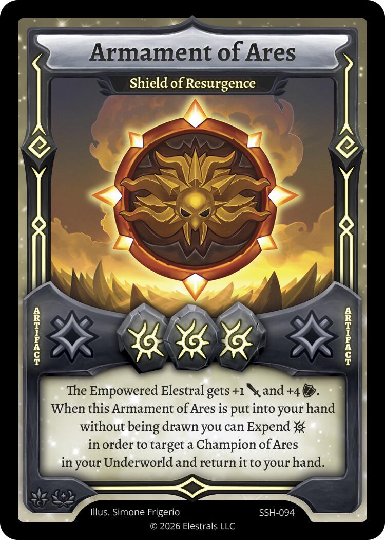Armament of Ares - Shield of Resurgence