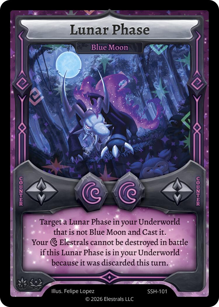 Lunar Phase - Blue Moon