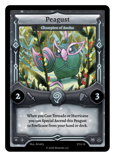 Peagust - Champion of Aeolus ETH-18