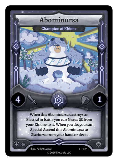 Abominursa - Champion of Khione ETH-24