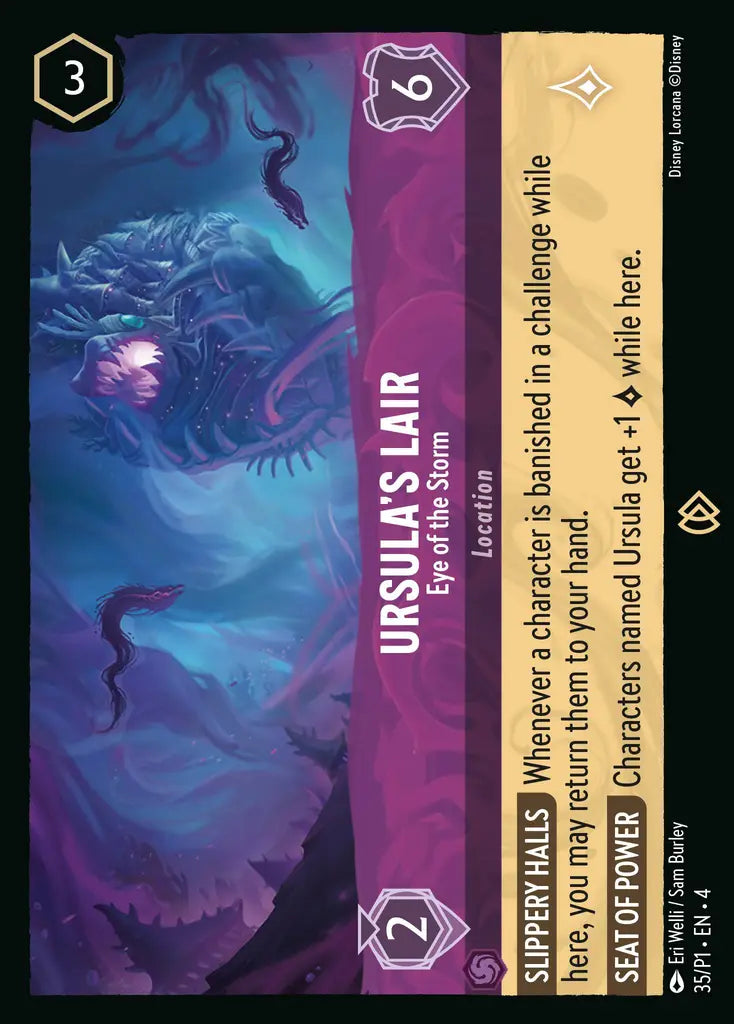 Ursula's Lair - Eye of the Storm - 35/P1 - Promo - Disney Lorcana