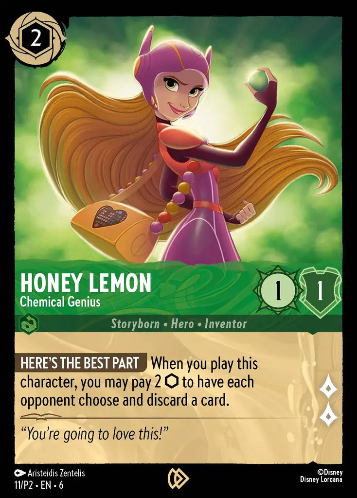 Honey Lemon - Chemical Genius - 11/P2 - Promo - Disney Lorcana