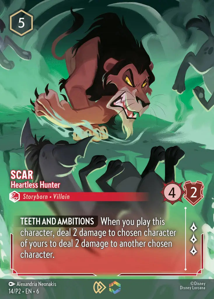 Scar - Heartless Hunter - 14/P2 - Promo - Disney Lorcana