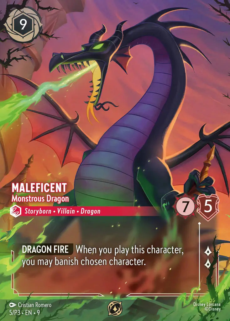 Maleficent - Monstrous Dragon - 5/P3 - Promo