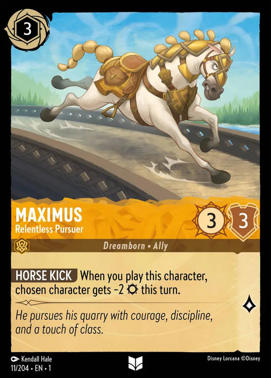 Maximus - Relentless Pursuer - 11/204 - Uncommon - The First Chapter - Disney Lorcana