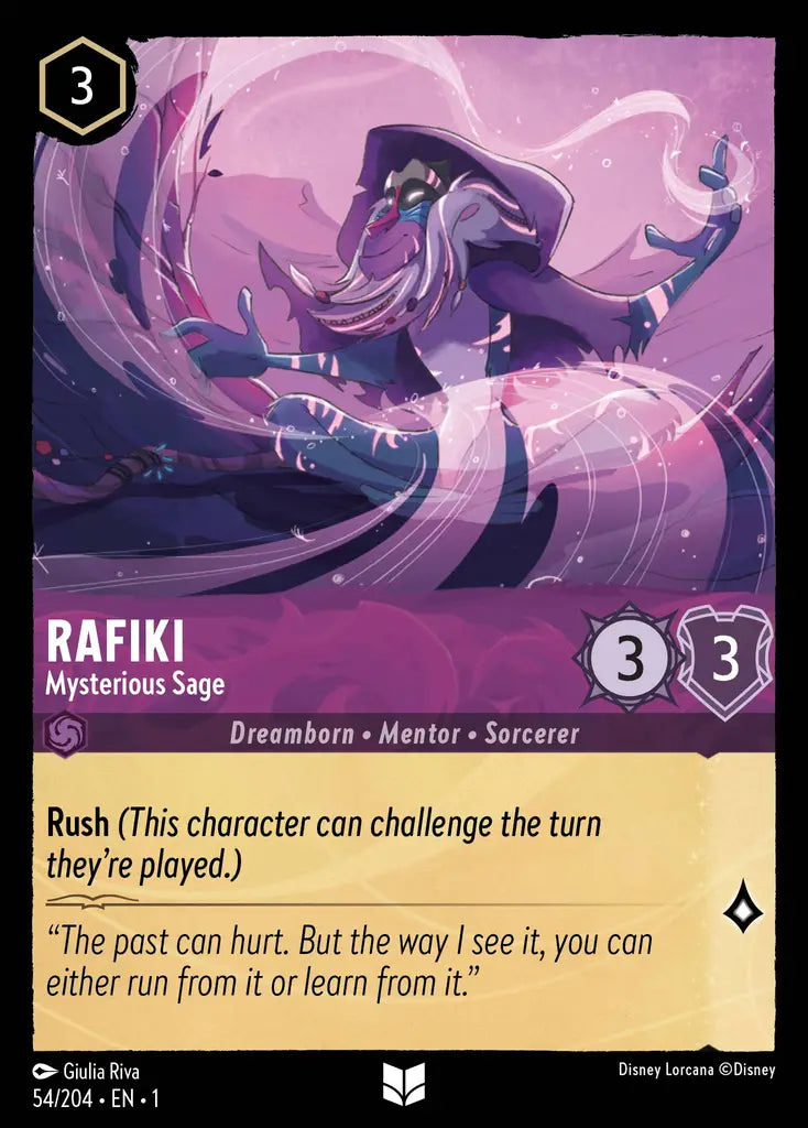 Rafiki - Mysterious Sage - 54/204 - Uncommon - The First Chapter - Disney Lorcana