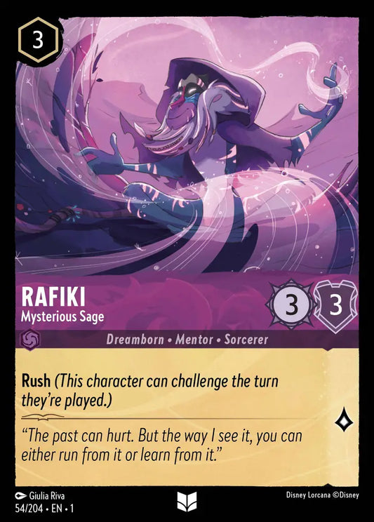 Rafiki - Mysterious Sage - 54/204 - Uncommon - The First Chapter - Disney Lorcana