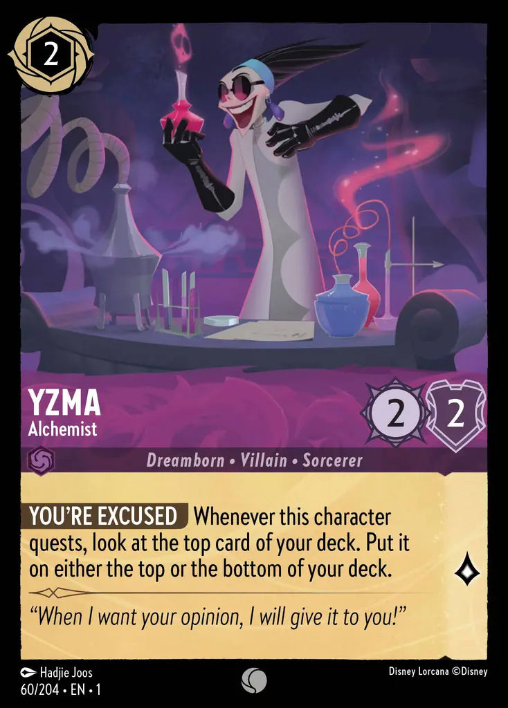 Yzma - Alchemist - 60/204 - Common - The First Chapter - Disney Lorcana