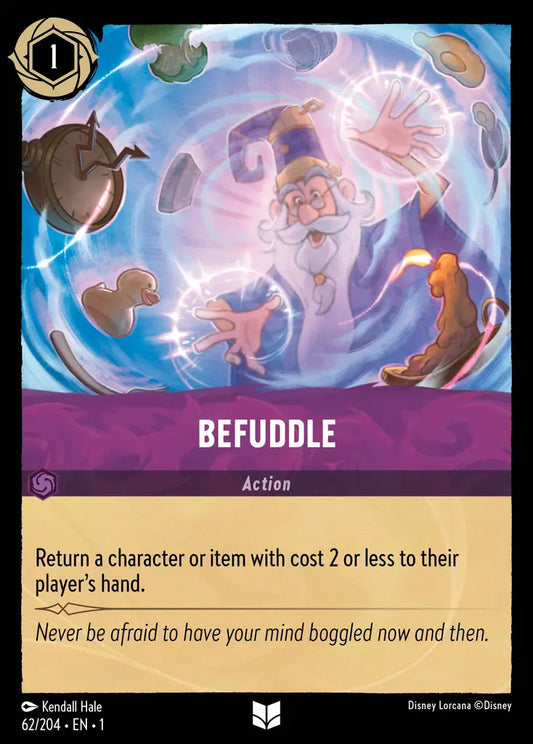Befuddle - 62/204 - Uncommon - The First Chapter - Disney Lorcana