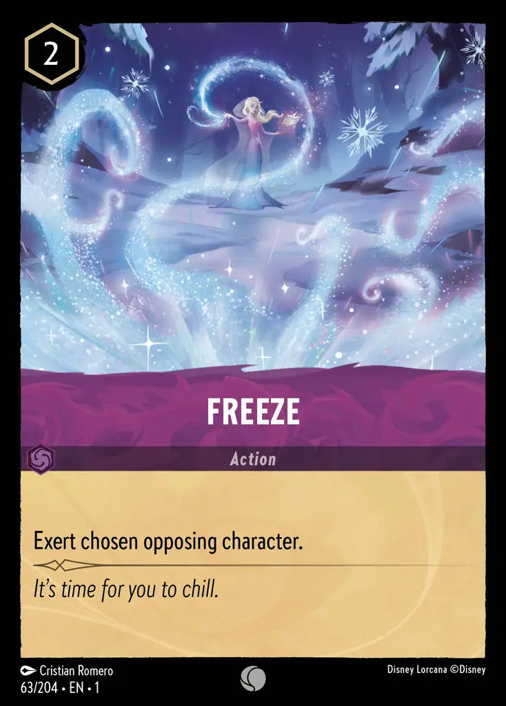 Freeze - 63/204 - Common - The First Chapter - Disney Lorcana