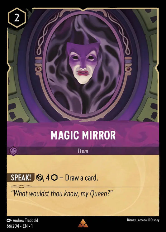 Magic Mirror - 66/204 - Rare - The First Chapter - Disney Lorcana