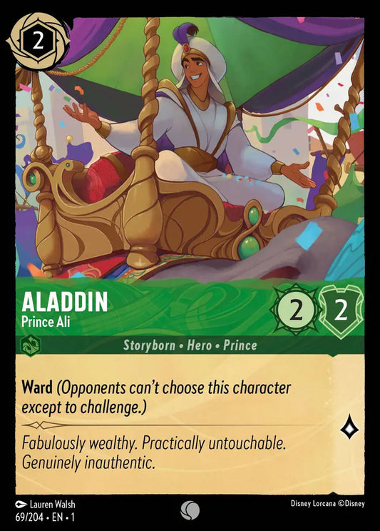 Aladdin - Prince Ali - 69/204 - Common - The First Chapter - Disney Lorcana