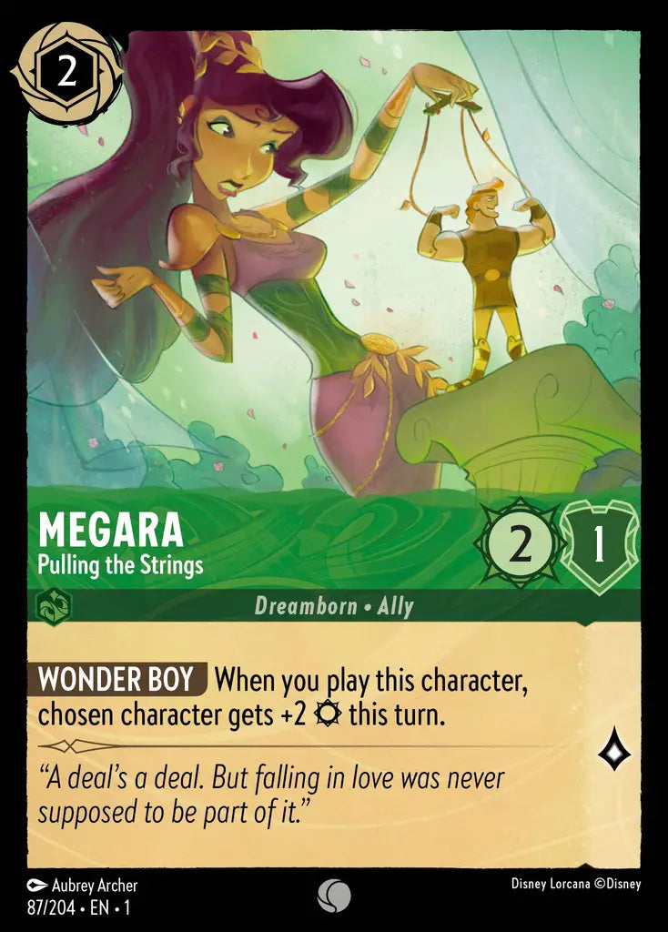 Megara - Pulling the Strings - 87/204 - Common - The First Chapter - Disney Lorcana