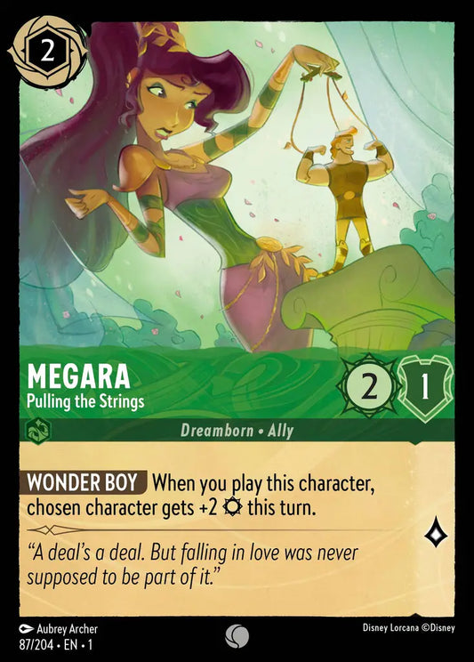 Megara - Pulling the Strings - 87/204 - Common - The First Chapter - Disney Lorcana