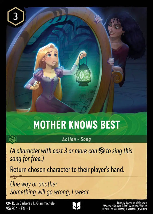 Mother Knows Best - 95/204 - Uncommon - The First Chapter - Disney Lorcana