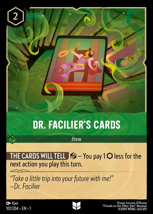 Dr. Facilier's Cards - 101/204 - Uncommon - The First Chapter - Disney Lorcana