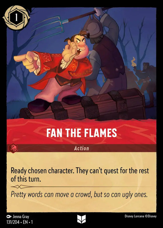 Fan the Flames - 131/204 - Uncommon - The First Chapter - Disney Lorcana