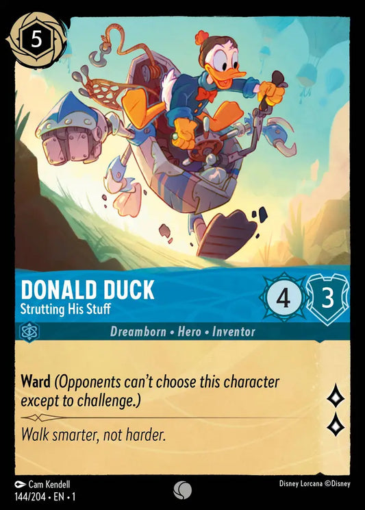 Donald Duck - Strutting His Stuff - 144/204 - Common - The First Chapter - Disney Lorcana