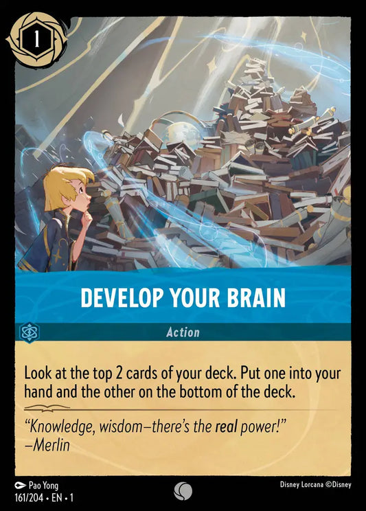 Develop Your Brain - 161/204 - Common - The First Chapter - Disney Lorcana