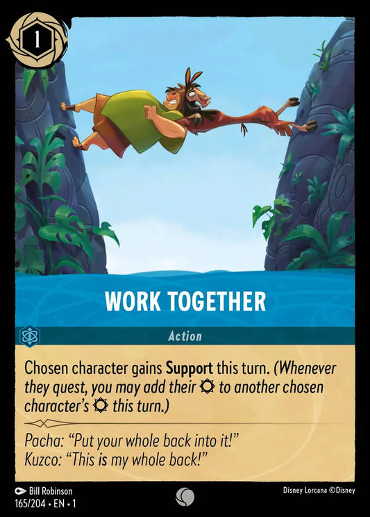 Work Together - 165/204 - Common - The First Chapter - Disney Lorcana