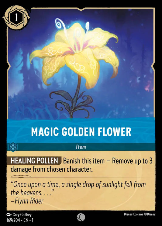Magic Golden Flower - 169/204 - Common - The First Chapter - Disney Lorcana