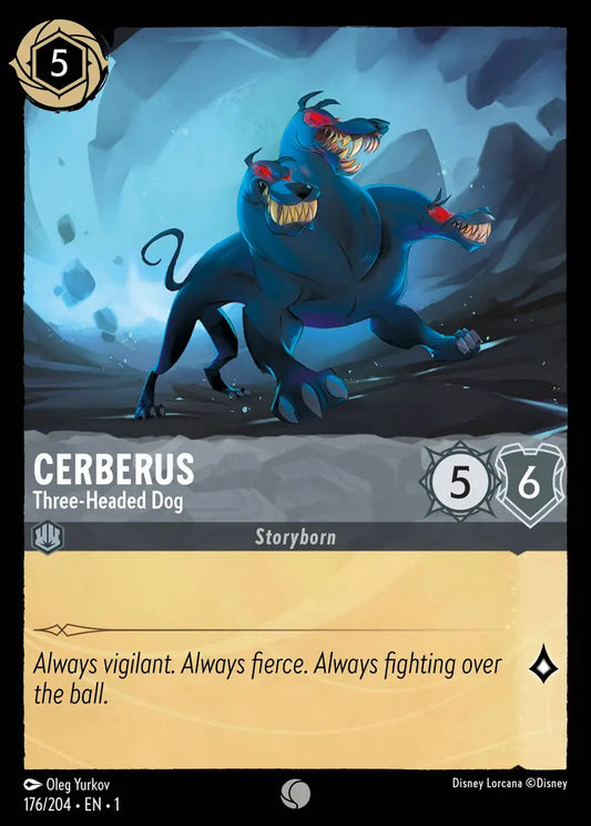 Cerberus - Three-Headed Dog - 176/204 - Common - The First Chapter - Disney Lorcana