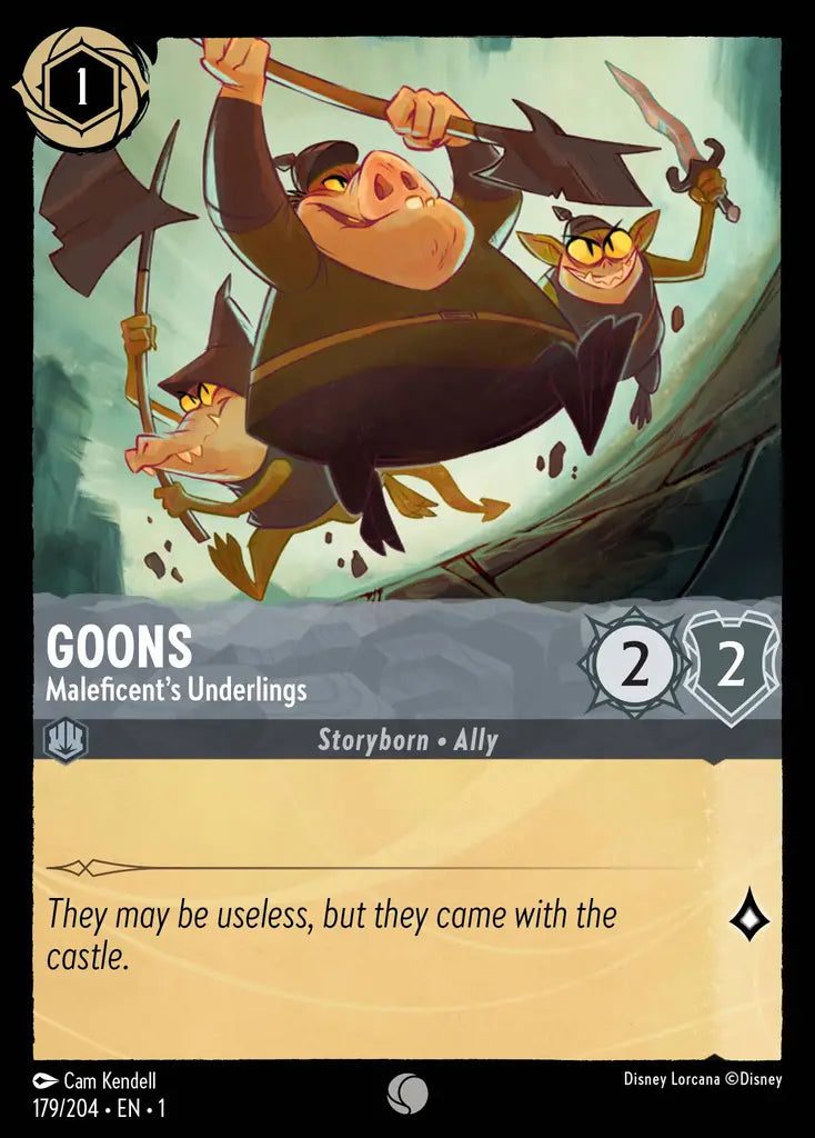Goons - Maleficent's Underlings - 179/204 - Common - The First Chapter - Disney Lorcana