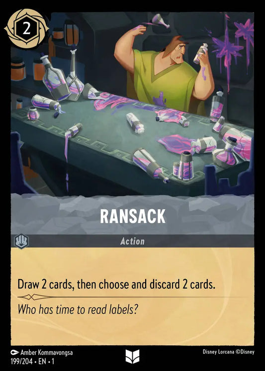 Ransack - 199/204 - Uncommon - The First Chapter - Disney Lorcana