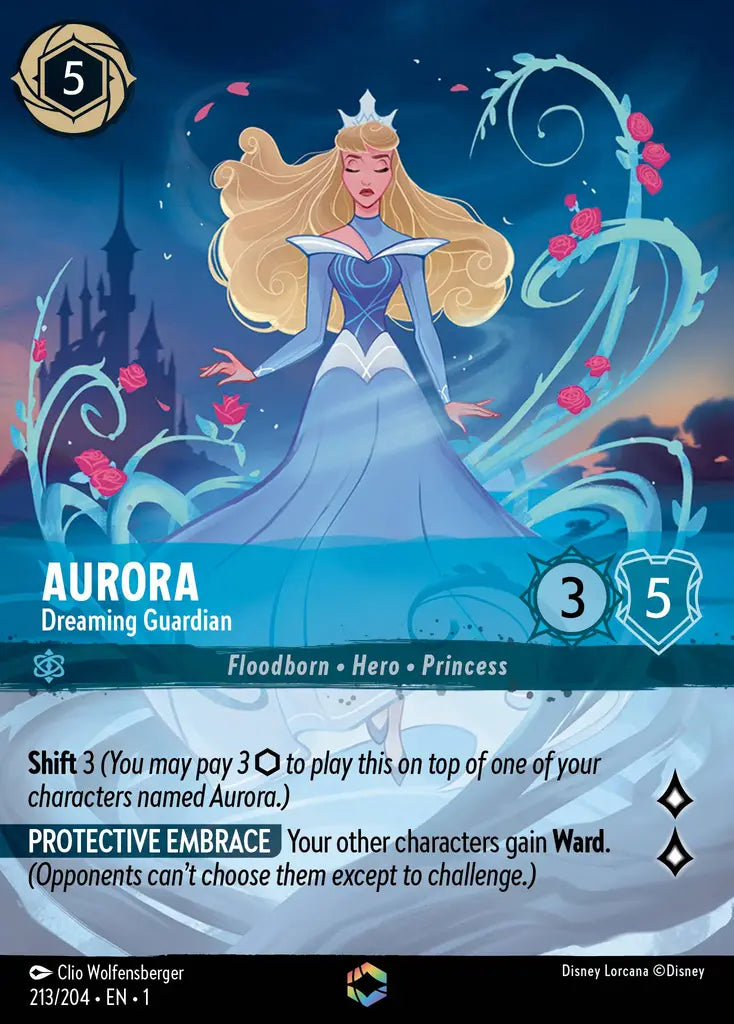 Aurora - Dreaming Guardian - 213/204 - Enchanted - The First Chapter - Disney Lorcana