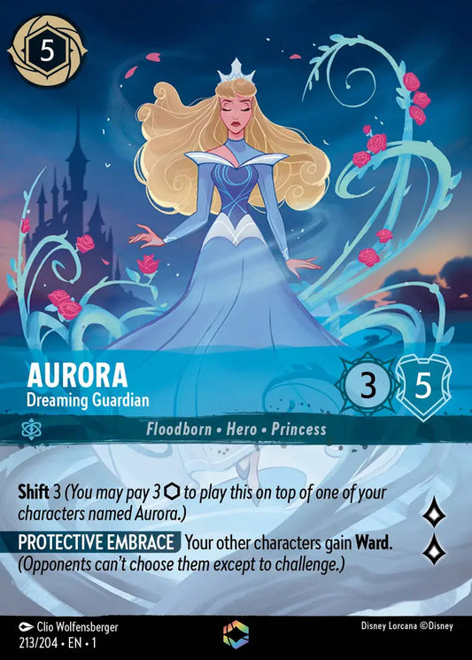 Aurora - Dreaming Guardian - 213/204 - Enchanted - The First Chapter - Disney Lorcana