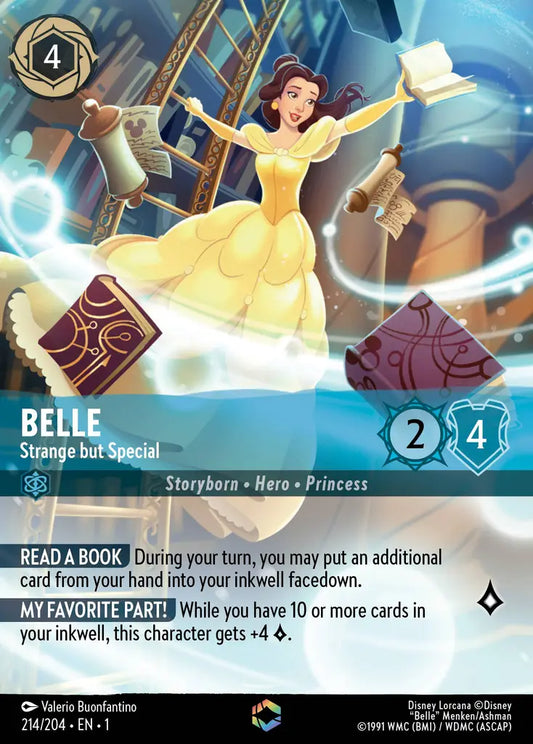 Belle - Strange but Special - 214/204 - Enchanted - The First Chapter - Disney Lorcana