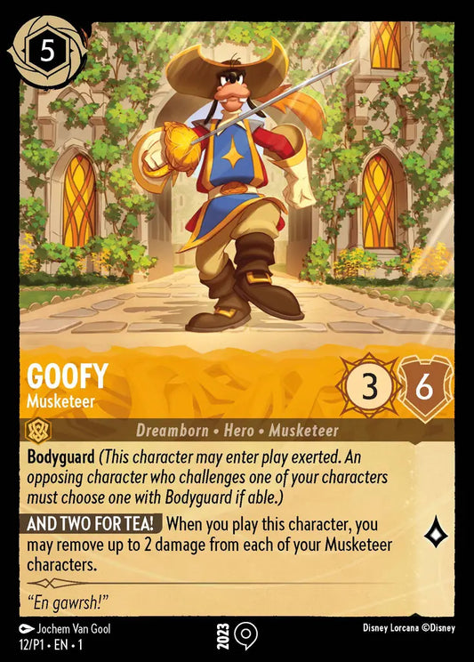 Goofy - Musketeer - 12/P1 - Promo - Disney Lorcana