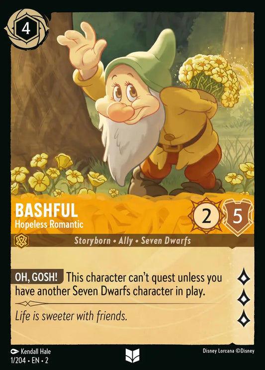 Bashful - Hopeless Romantic - 1/204 - Disney Lorcana