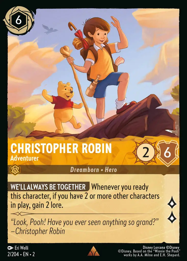 Christopher Robin - Adventurer - 2/204 - Disney Lorcana